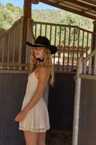 Cowboy Hat with Silver Crosses Trim in Black - Cowboy Hat - My Accessories London