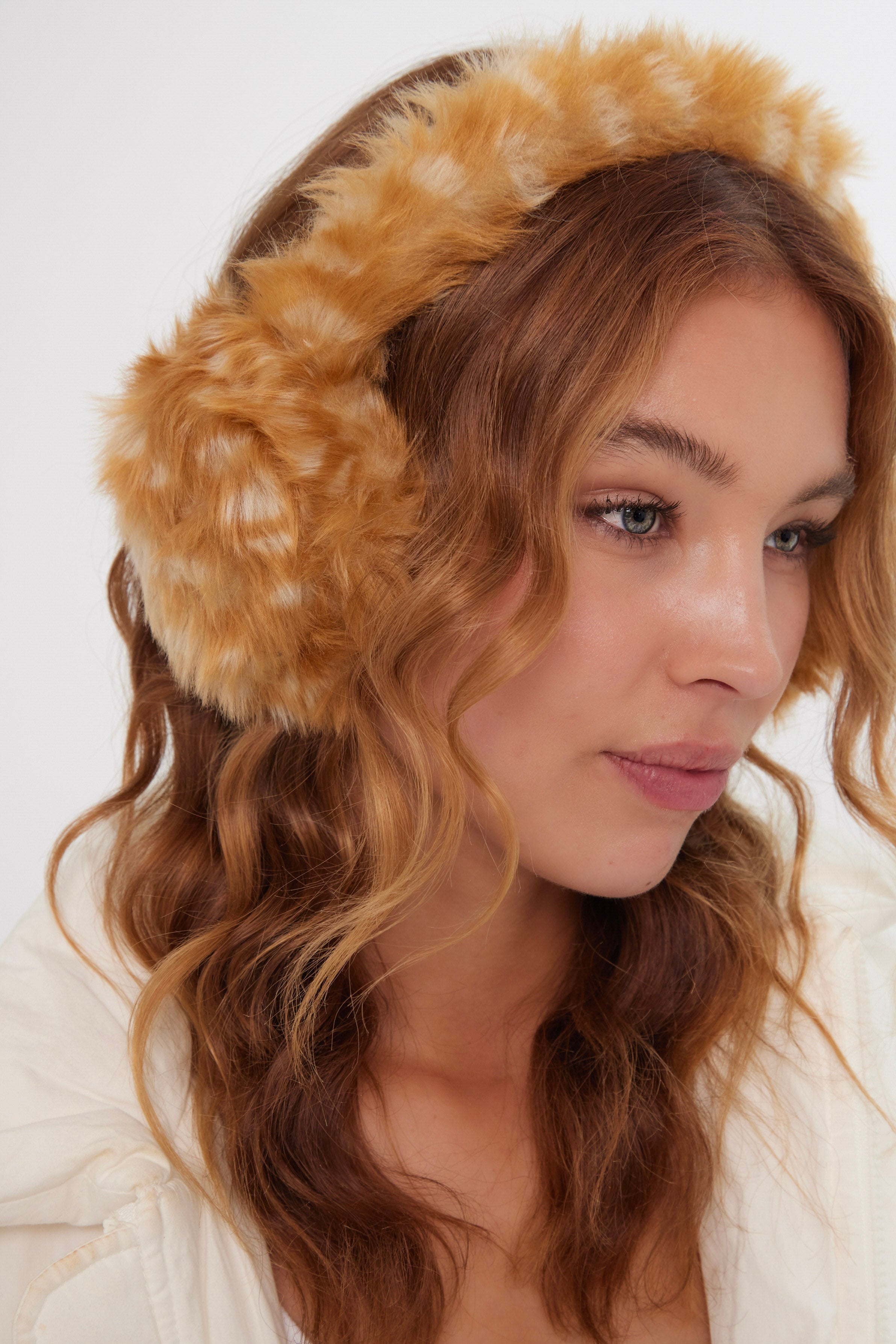 Fluffy Faux-Fur Earmuffs in Bambi - Ear Muffs - My Accessories London