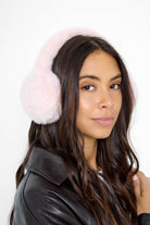 Fluffy Faux-Fur Earmuffs in Pastel Pink - Ear Muffs - My Accessories London