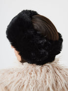 Fluffy Faux Fur Headband in Black - Headband - My Accessories London