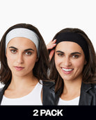 Jersey Headbands in Black and Grey Multipack - Headband - My Accessories London