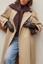 Leather Look Gloves in Brown - Gloves - My Accessories London