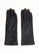 Leather Look Touch Screen Gloves in Black - Gloves - My Accessories London