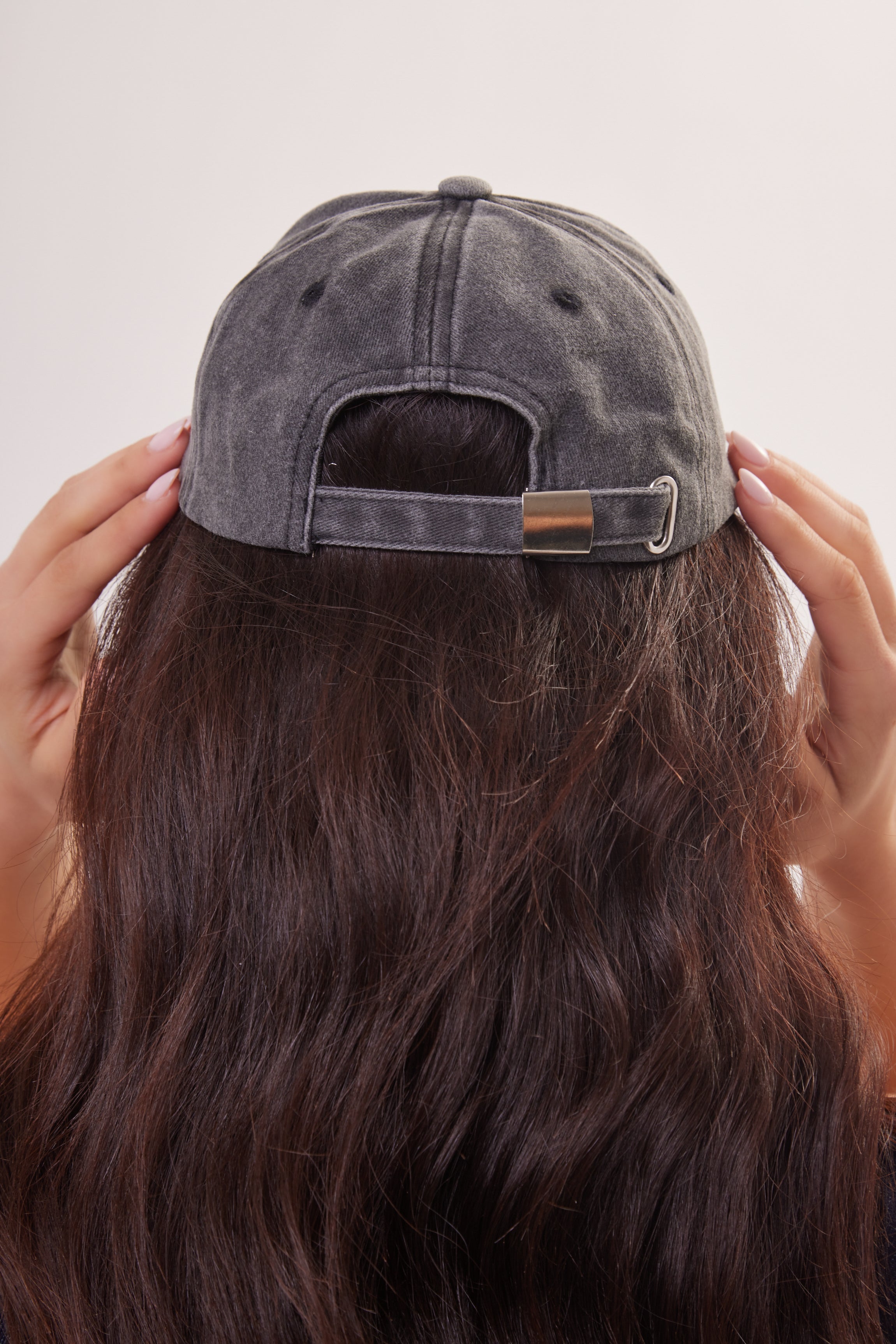 Los Angeles Health Club Baseball Cap in Washed Black - Baseball Cap - My Accessories London