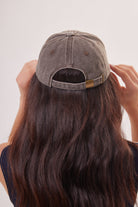 Los Angeles Health Club Baseball Cap in Washed Brown - Baseball Cap - My Accessories London