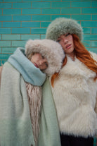 Oversized Fluffy Fur Bucket Hat in Cream - Bucket Hat - My Accessories London