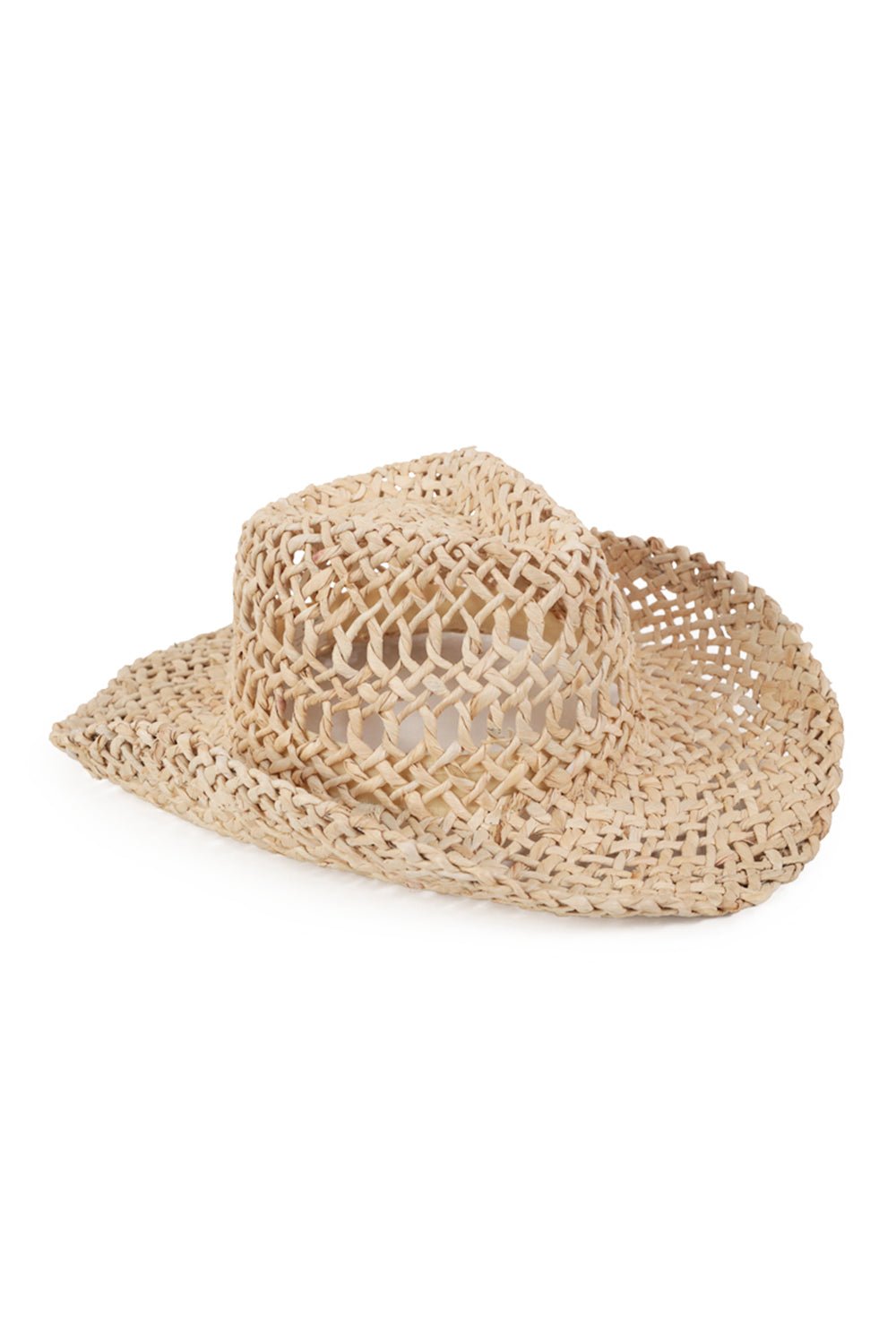 Seagrass Straw Cowboy Hat in Natural - Cowboy Hat - My Accessories London