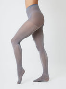 Silver Sheer Metallic Tights - Tights - My Accessories London