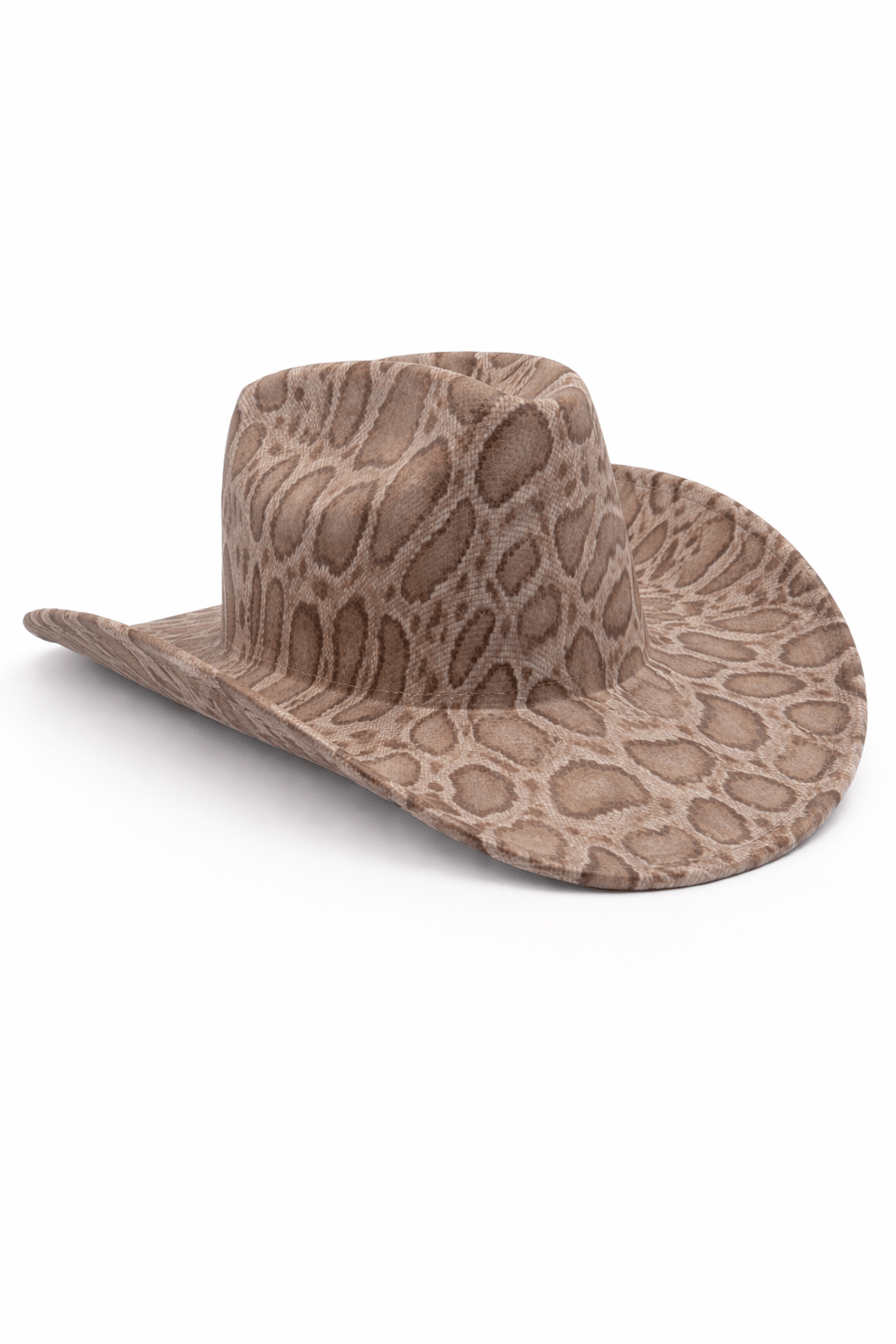 Snake Print Cowboy Hat - Cowboy Hat - My Accessories London