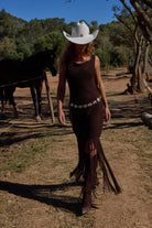 Western Cowboy Hat in Cream with Daisy Gold Studs - Cowboy Hat - My Accessories London