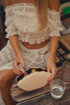 Woven Shell Clutch Bag and Crossbody Bag - Crossbody Bag - My Accessories London