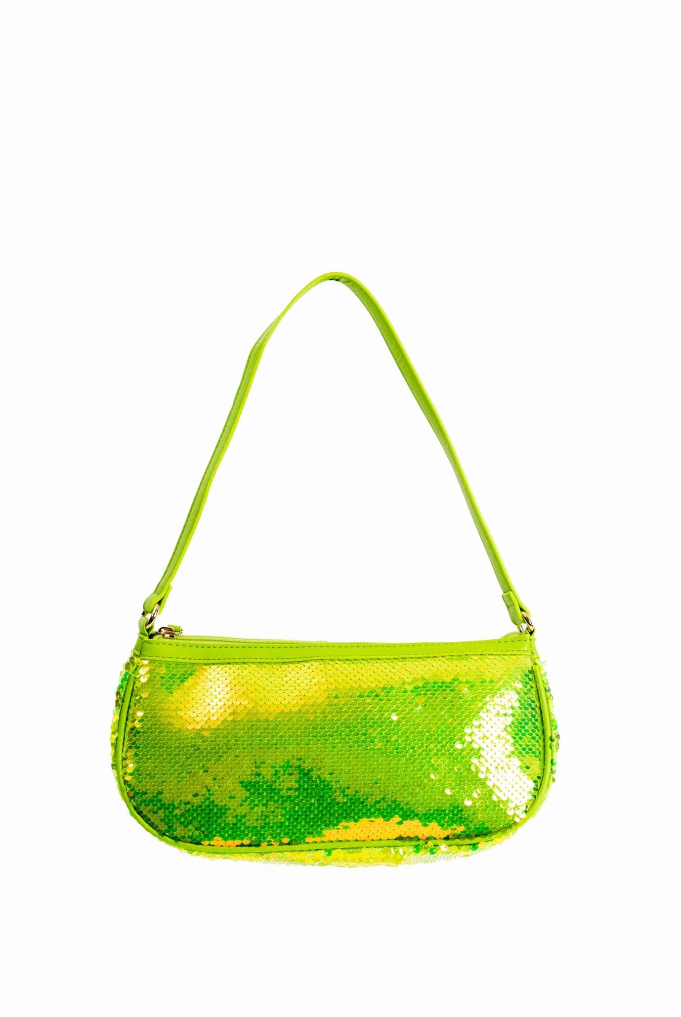 My Accessories London Sequin  shoulder Bag in green | Sparkly Bag | Bright Green Bag | Women's Accessories | Sequin shoulder Bag | Going Out Occasion