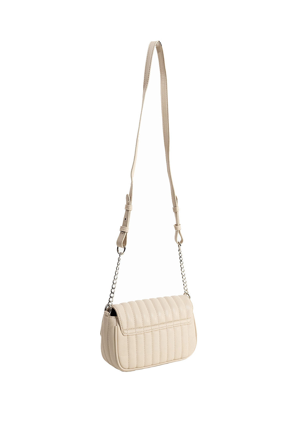 Padded Quilted Crossbody Bag | Beige Crossbody Bag | My Accessories London Bag