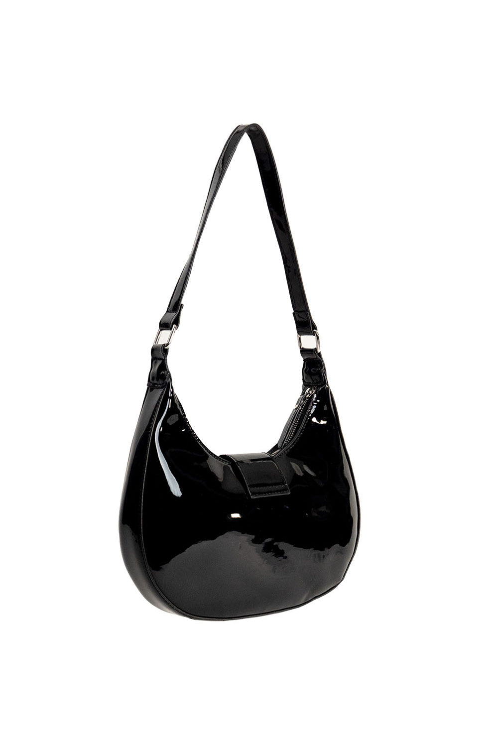 My Accessories London bag | Black patent bag | Women's shoulder bag | Party Season | Occasion | Cocktails | Going Out | Patent Bag