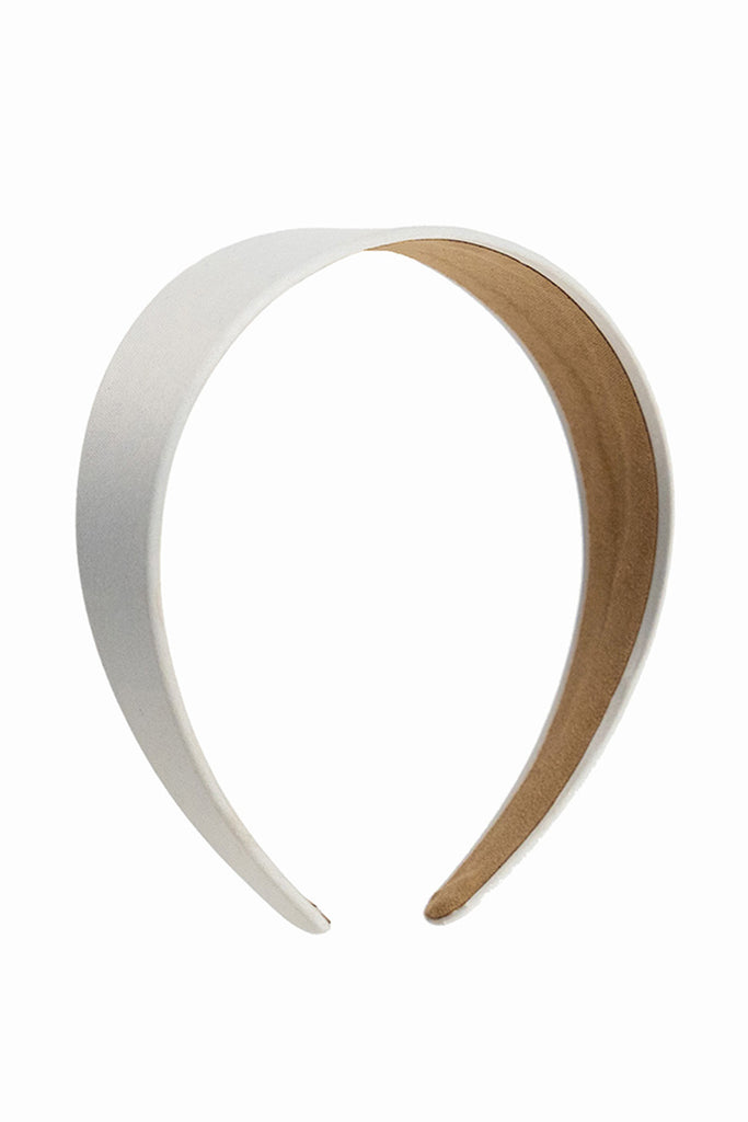 White Satin headband | women's accessories | ladies headband | bridal headband