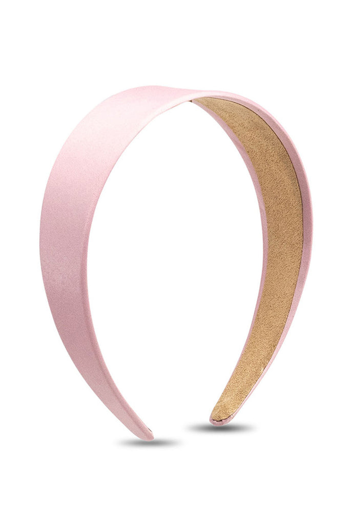 Wide Satin Headband in Light Pink | Hair Accessories | Occasion | Casual | Work | Party | Wedding | Halloween | Costume | Barbiecore | Barbie | Women's Accessories