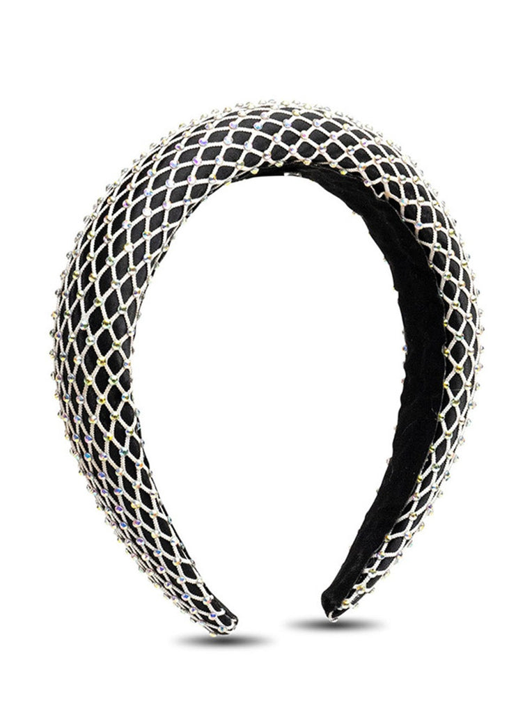 Mesh Rhinestone crystal headband | party headband | diamante headband | embellished headband | wedding headband | women's headband | ladies headband | my accessories headband | party hair