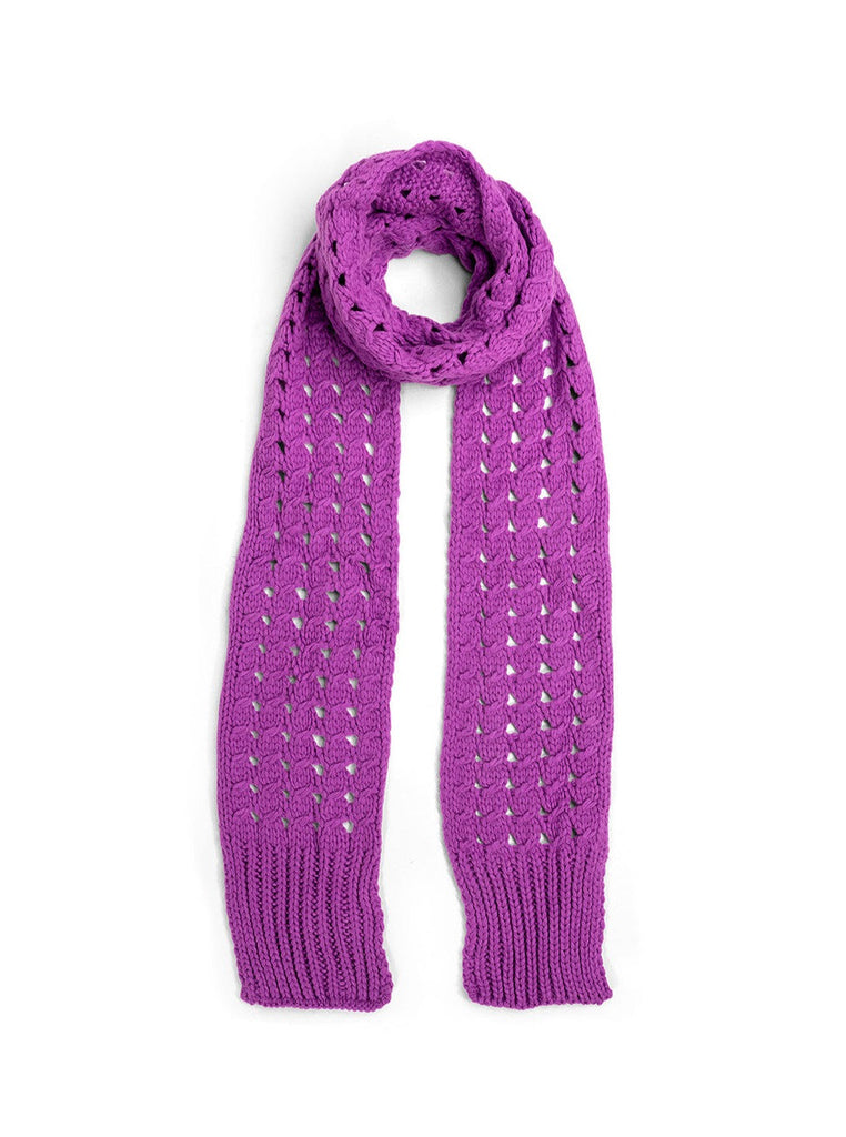 Skinny Crochet Scarf in Black | Women's Accessories | winter | autumn | 90s | retro | crochet | Craftcore | Indie | Elevated indie | Weird Girl aesthetic | Streetwear | Streetstyle | Winter | Autumn | Women | Women's Accessories | Winter Accessories | Autumn Accessories | grunge | Grunge sleaze | 