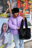 Fluffy Bag | Black Bag |Women's Accessories | Vegan | Autumn | Winter |