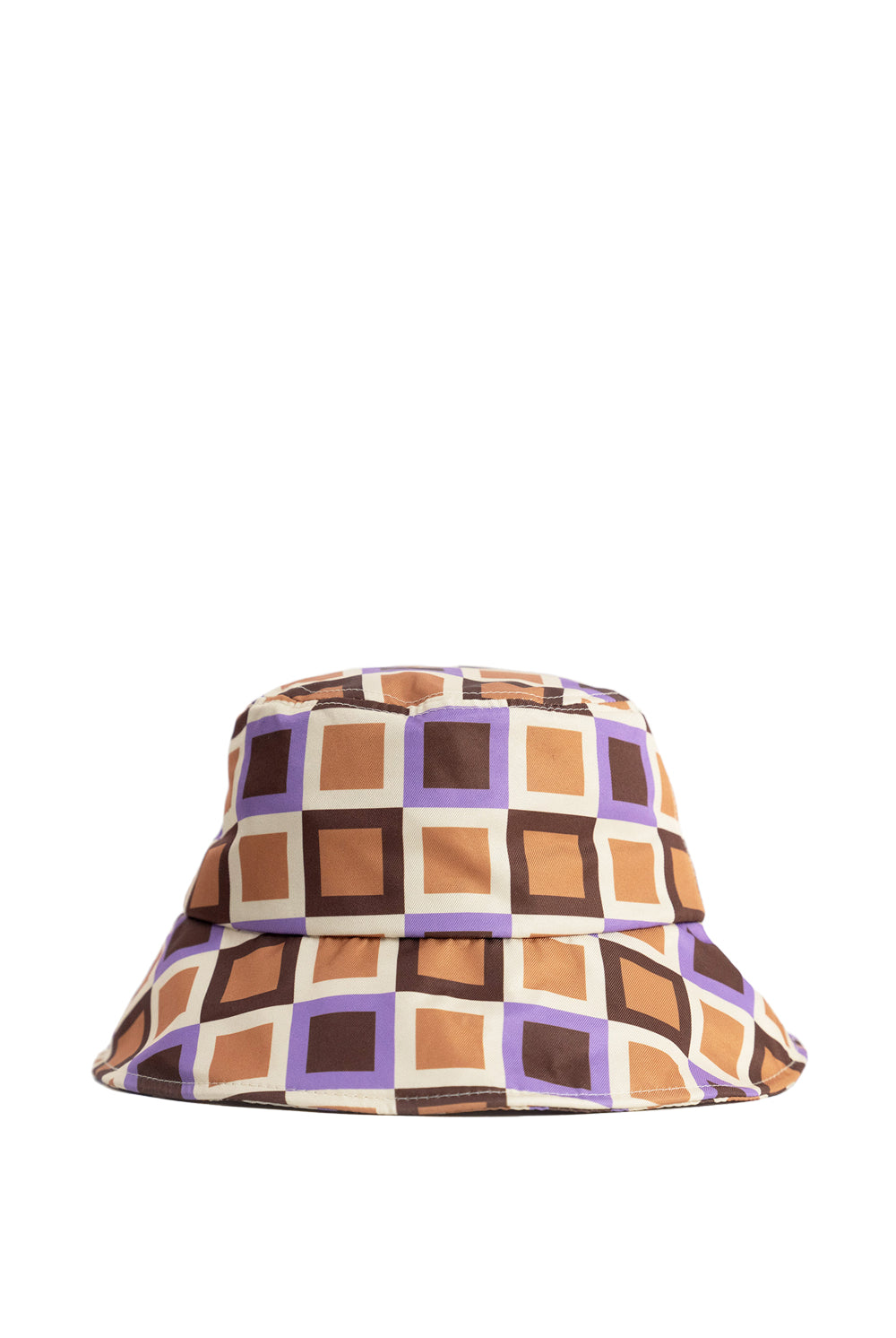 Geometric 70's Print Bucket Hat | Women's bucket hat | Multicoloured pattern hat | Festival Holiday Hat