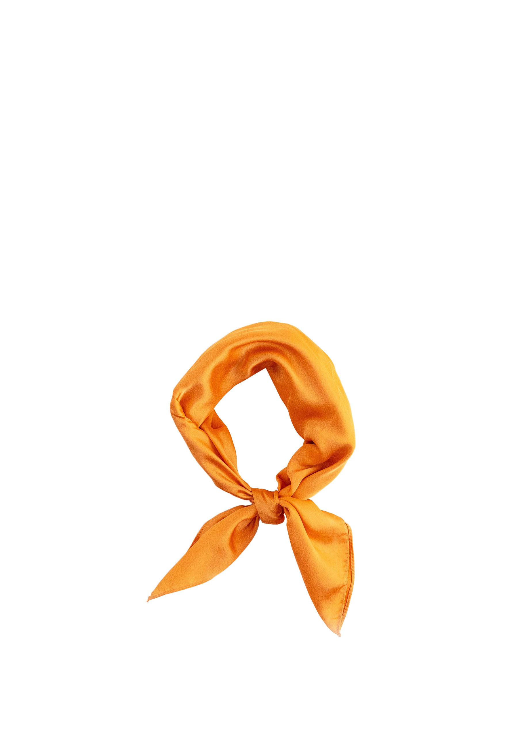 Multiway Headscarf in Orange | Bandana | Satin | Top | Neck Tie | Summer | Glam | Beach | Holiday | Party | Festival | Brunch | Women's Accessory | Accessories 