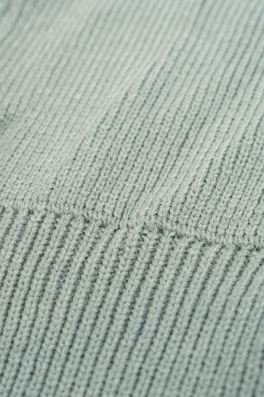 Woman's Knitted Hood Balaclava in Green