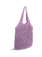 Knitted Crochet Tote in Lilac | Shopper | Bag | Purple | Summer | Festival | Women's Accessories | Women | Knitted | 