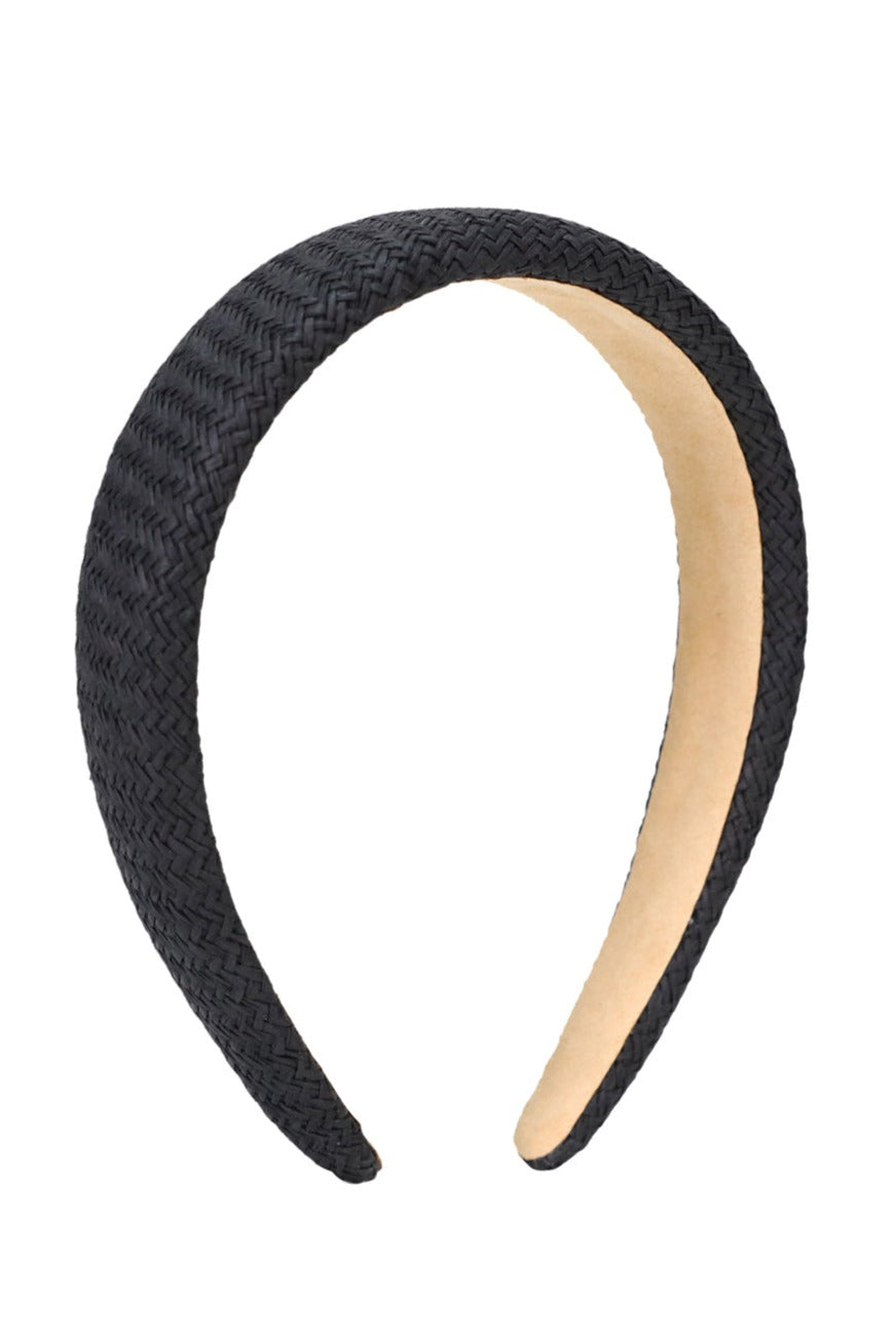 Woven Rounded Headband in Black | Summer | Hair | Wedding Guest | Occasion | Hair Accessories | Women's Accessories | Women |