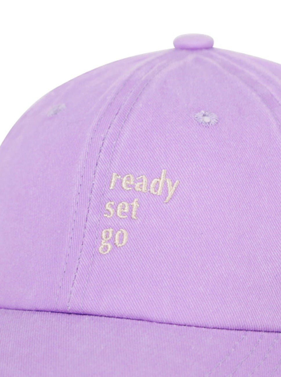Ready Set Go Baseball Cap in Lilac - Baseball Cap - My Accessories London